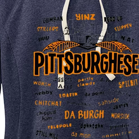 Rare Pittsburghese Women's Fleece Hoodie