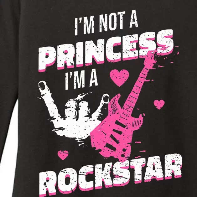 Rockstar Princess Roll IM Not A Princess Im A Rockstar Womens CVC Long Sleeve Shirt