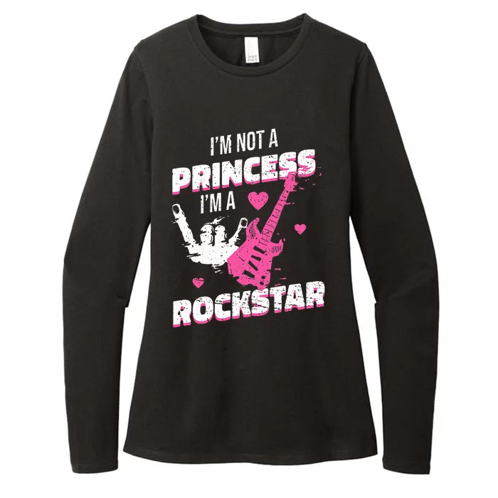 Rockstar Princess Roll IM Not A Princess Im A Rockstar Womens CVC Long Sleeve Shirt