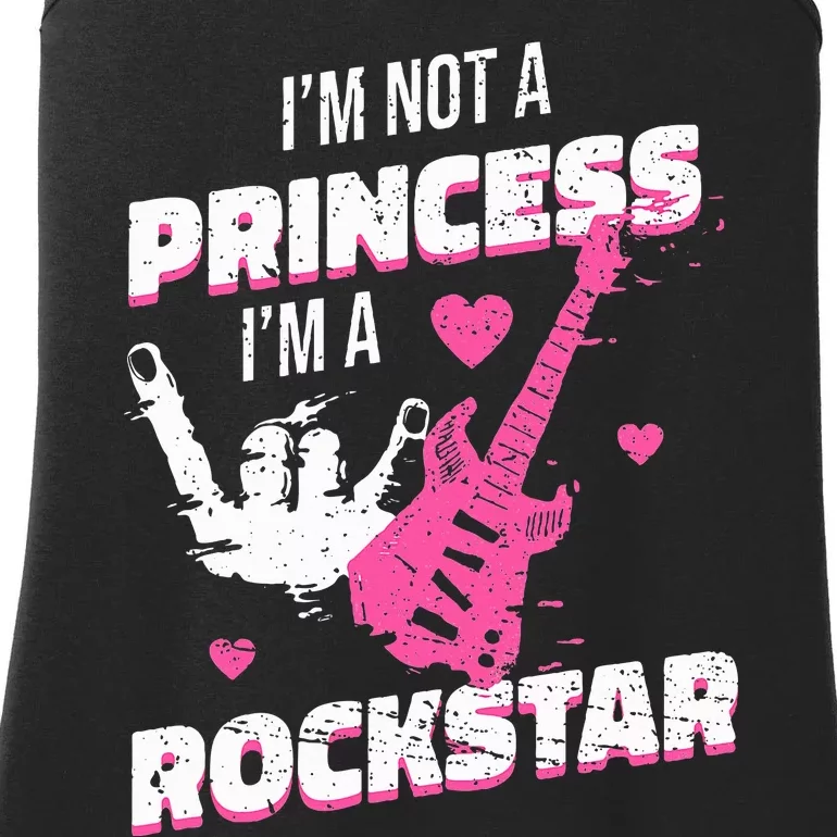 Rockstar Princess Roll IM Not A Princess Im A Rockstar Ladies Essential Tank