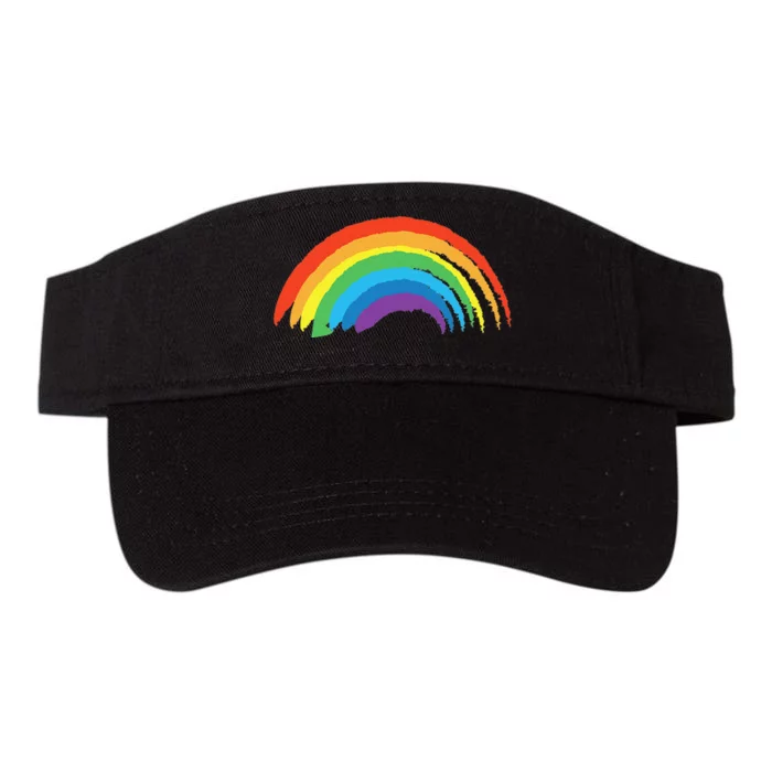 Rainbow Pride Retro Valucap Bio-Washed Visor