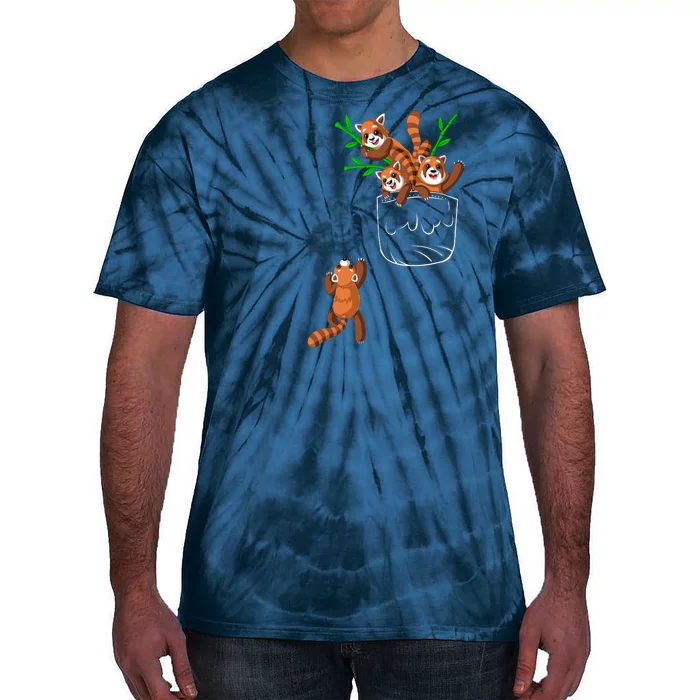 Red Panda Tie-Dye T-Shirt