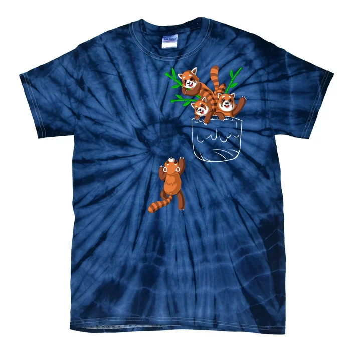 Red Panda Tie-Dye T-Shirt