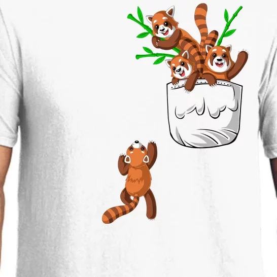 Red Panda Pajama Set