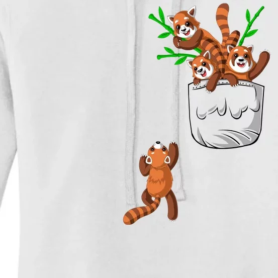 Red Panda Women's Pullover Hoodie