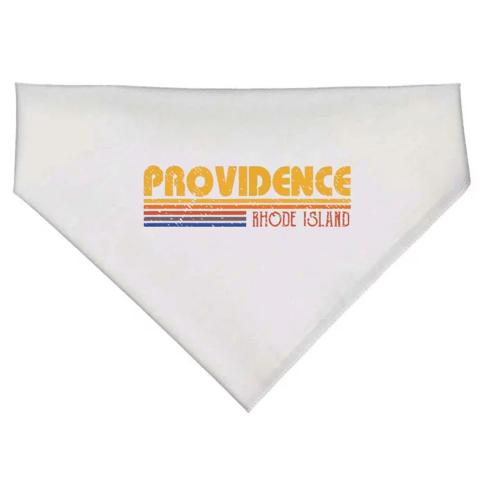 Retro Providence Rhode Island USA-Made Doggie Bandana