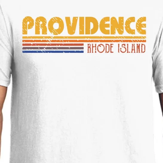 Retro Providence Rhode Island Pajama Set