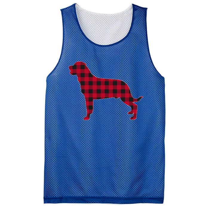 Red Plaid Rottweiler Dog Lover Christmas Matching Fam Pajama Gift Mesh Reversible Basketball Jersey Tank