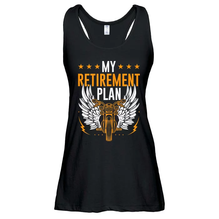 Retirement Plan Riding Motorcycle Riders Biker Ladies Essential Flowy Tank