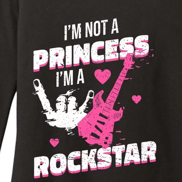 Rockstar Princess Roll Im Not A Princess Im A Rockstar Womens CVC Long Sleeve Shirt