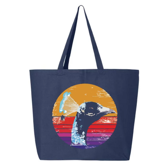 Retro Peacock 25L Jumbo Tote