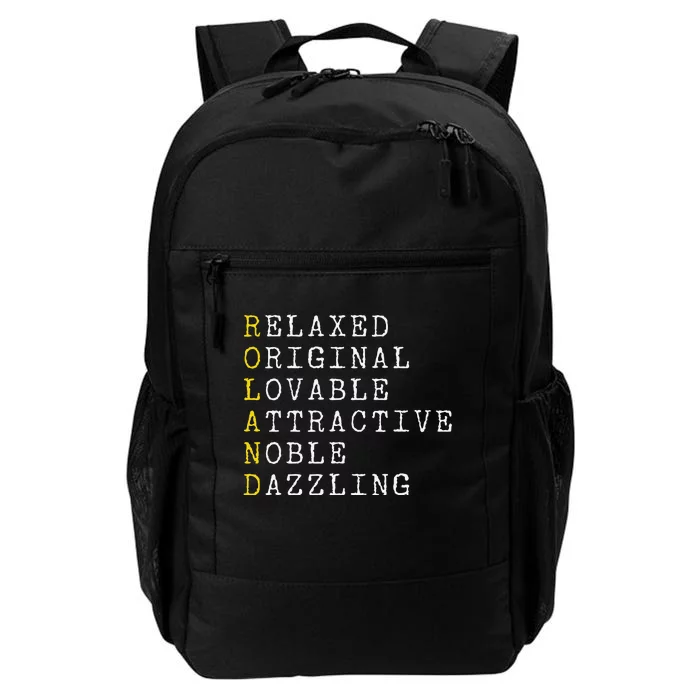 Roland Personalized Roland Name Man Roland Daily Commute Backpack