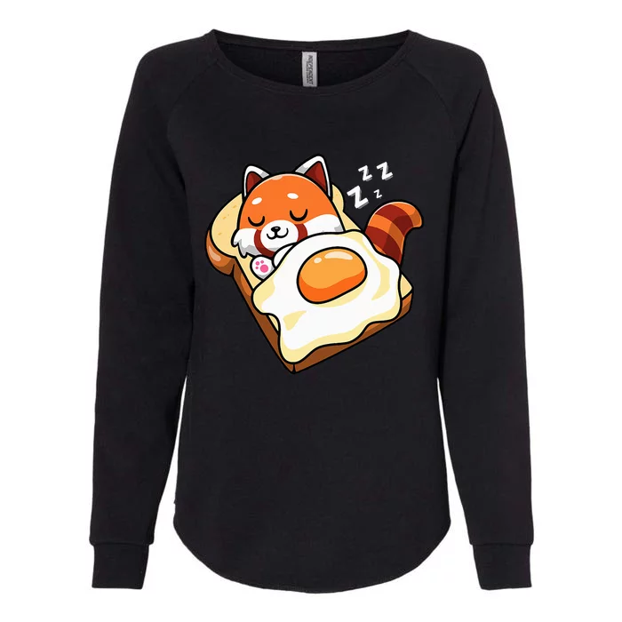 Red Panda Womens California Wash Sweatshirt