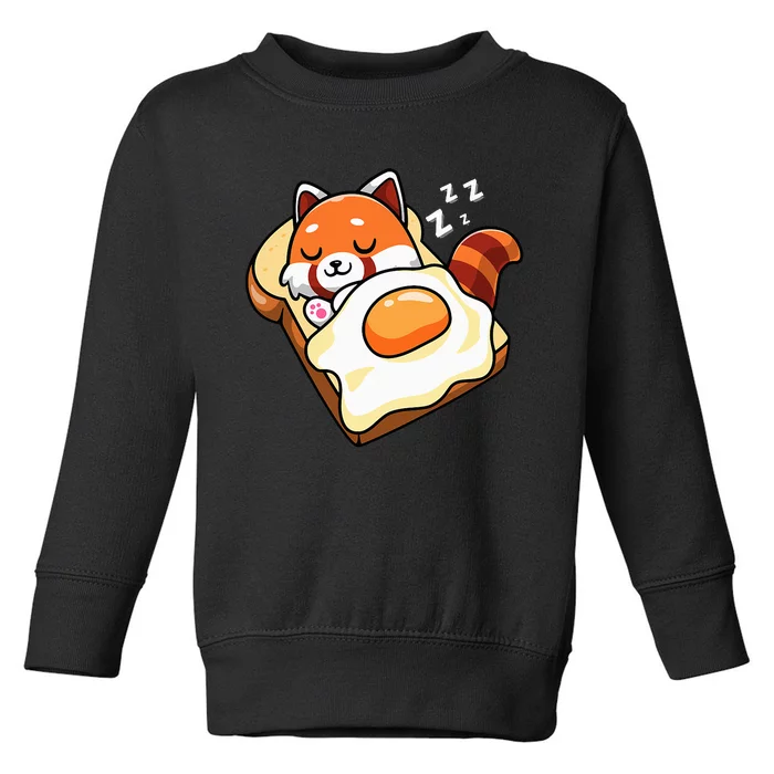 Red Panda Toddler Sweatshirt