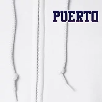 Retro Puerto Rico Beisbol Jersey Baseball 12 Full Zip Hoodie