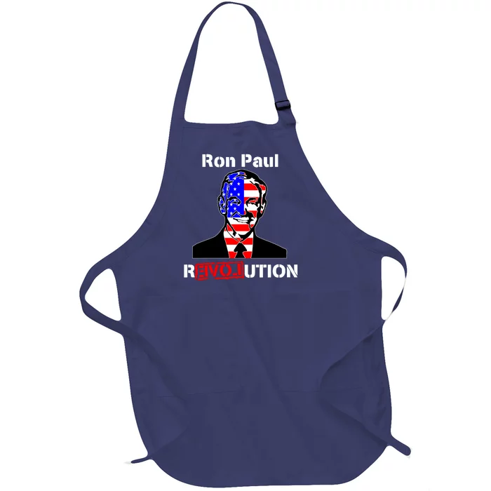 Ron Paul Revolution Full-Length Apron With Pocket