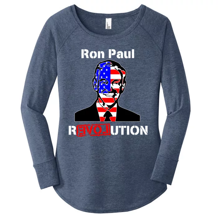 Ron Paul Revolution Women's Perfect Tri Tunic Long Sleeve Shirt