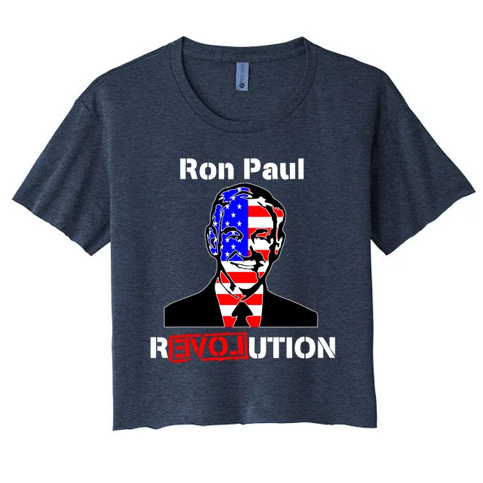 Ron Paul Revolution Women's Crop Top Tee