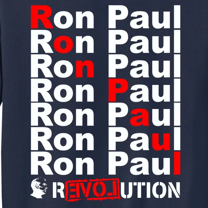 Ron Paul Revolution Word Sweatshirt