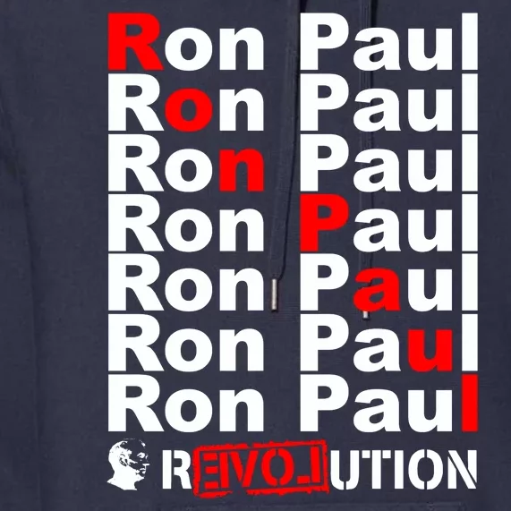 Ron Paul Revolution Word Premium Hoodie