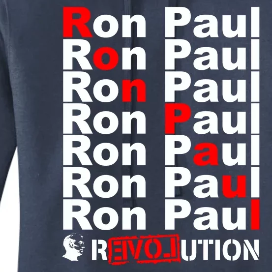 Ron Paul Revolution Word Women's Pullover Hoodie