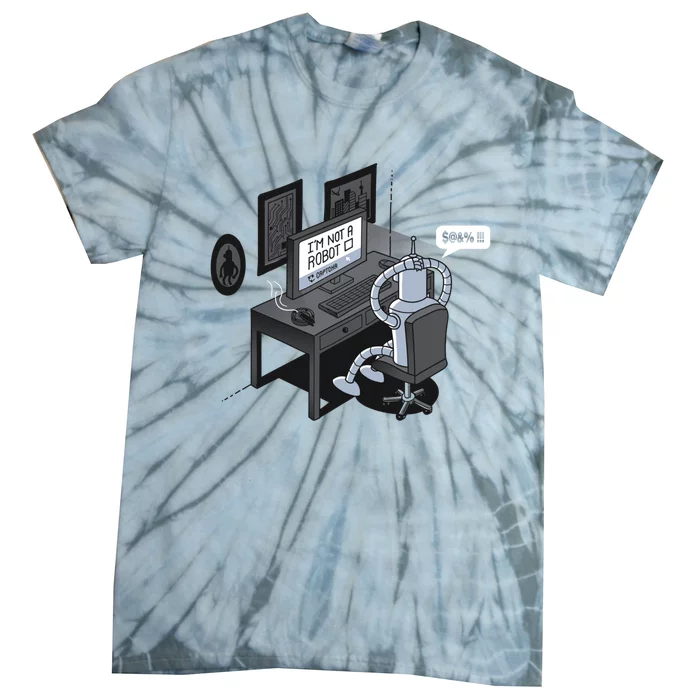 Robot Problems Tie-Dye T-Shirt