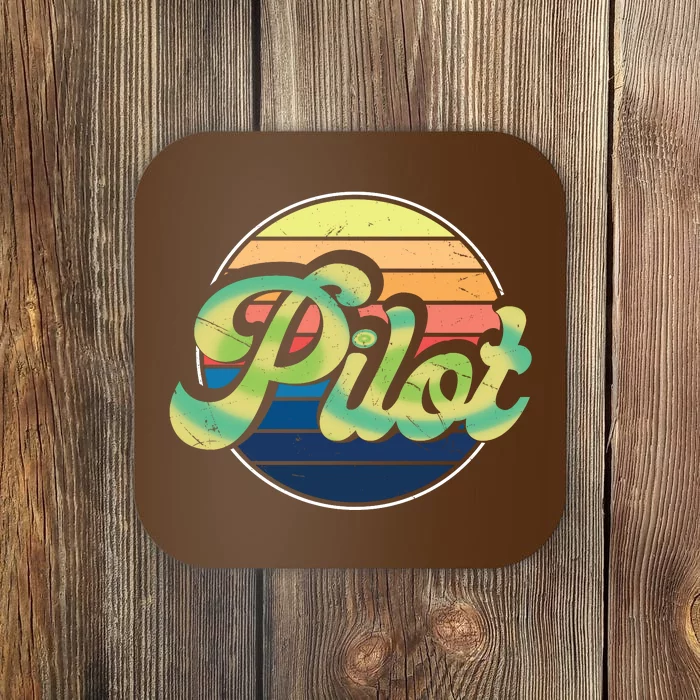 Retro Pilot Coaster