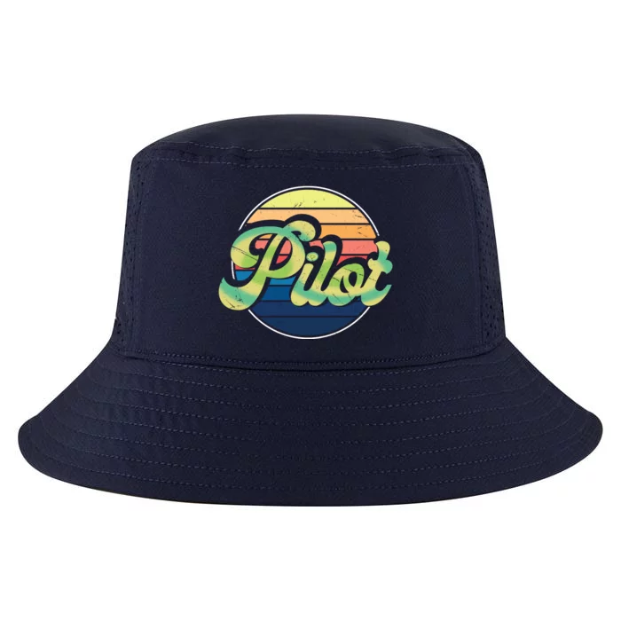 Retro Pilot Cool Comfort Performance Bucket Hat