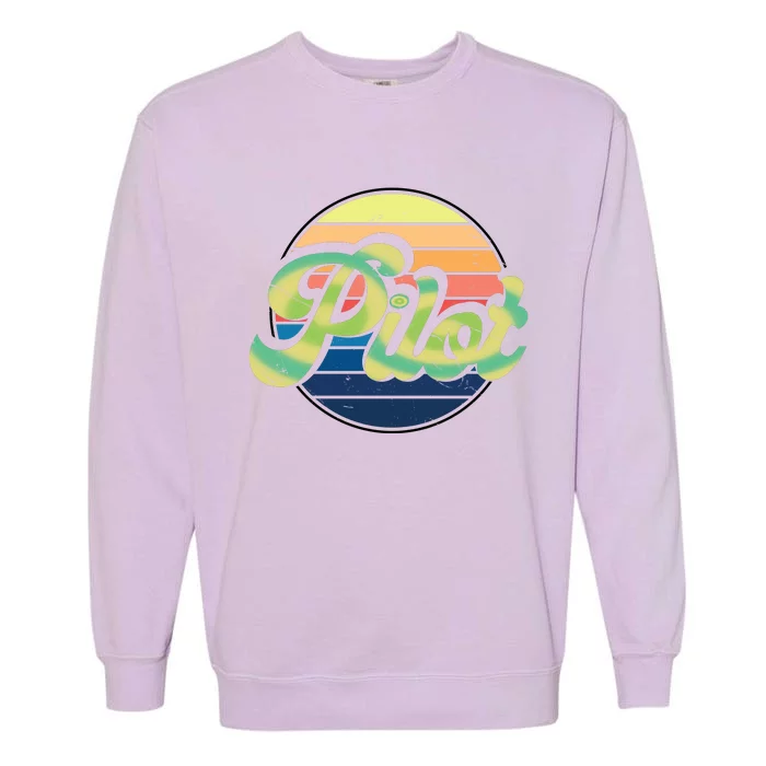 Retro Pilot Garment-Dyed Sweatshirt