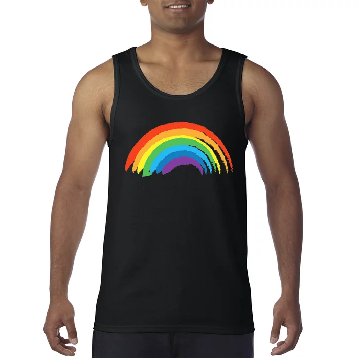 Rainbow Pride Retro Tank Top