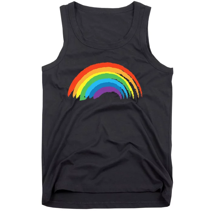 Rainbow Pride Retro Tank Top