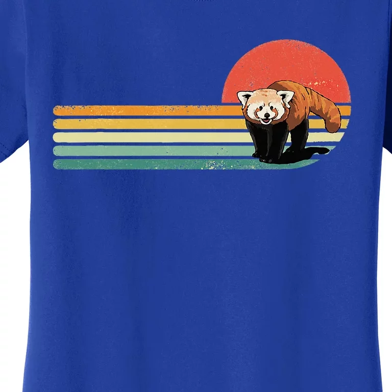 Red Panda Retro Red Panda Zoo Animal Red Panda Lover Women's T-Shirt