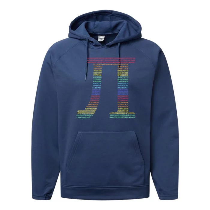 Rainbow Pie Performance Fleece Hoodie