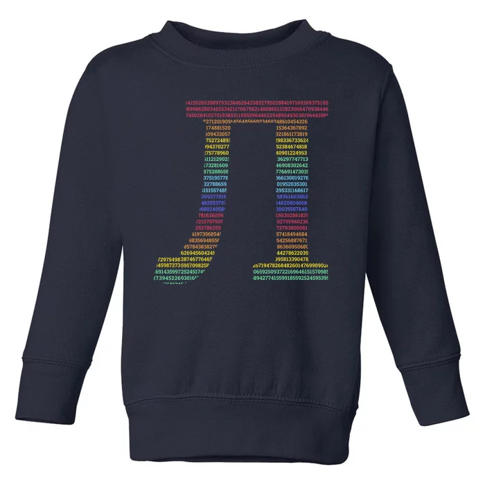 Rainbow Pie Toddler Sweatshirt