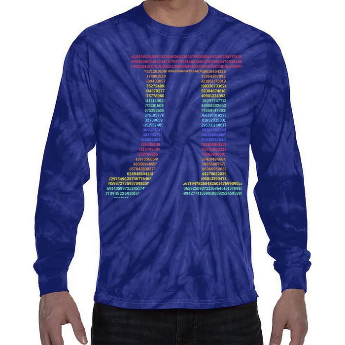 Rainbow Pie Tie-Dye Long Sleeve Shirt