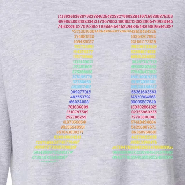 Rainbow Pie Cropped Pullover Crew