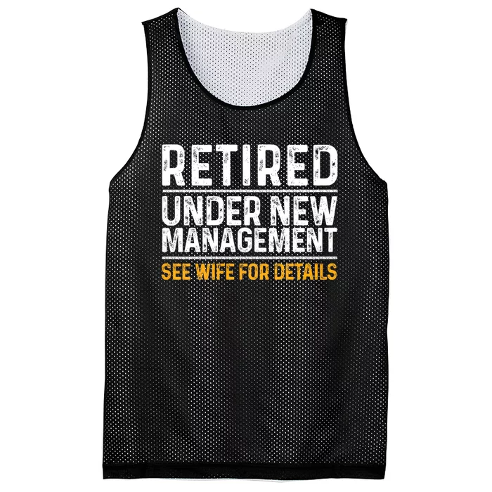 Retirement Party Mesh Reversible Basketball Jersey Tank