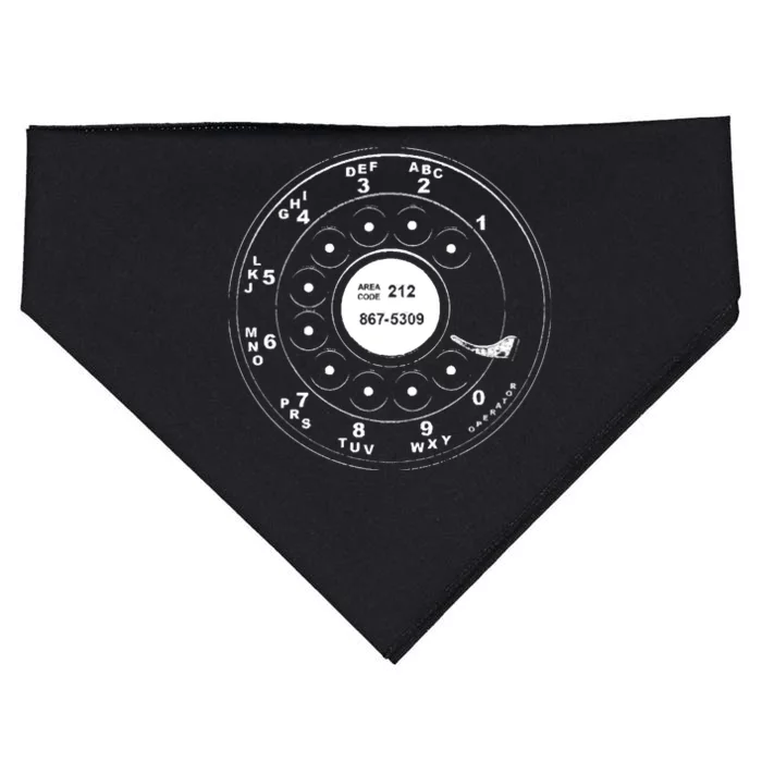 Rotary Phone USA-Made Doggie Bandana