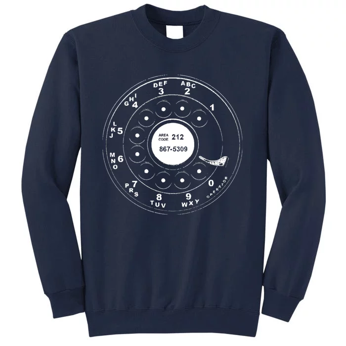 Rotary Phone Tall Sweatshirt