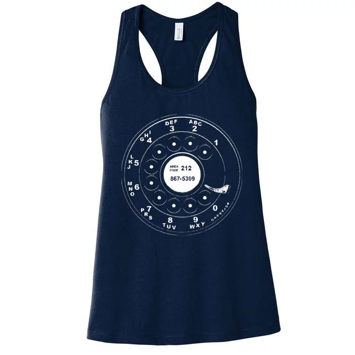 Rotary Phone Women's Racerback Tank