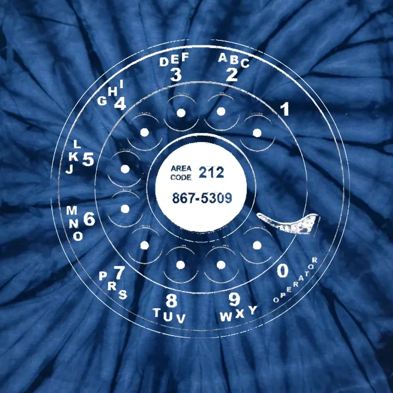 Rotary Phone Tie-Dye T-Shirt