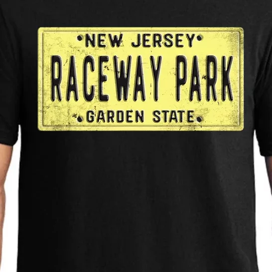 Raceway Park Retro Racetrack Englishtown Nj New Jersey Pajama Set