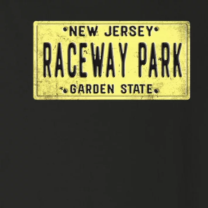 Raceway Park Retro Racetrack Englishtown Nj New Jersey Toddler Long Sleeve Shirt