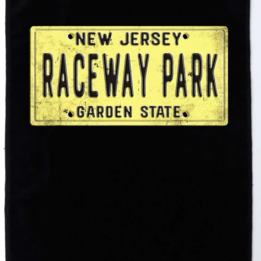 Raceway Park Retro Racetrack Englishtown Nj New Jersey Platinum Collection Golf Towel