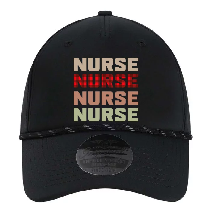 Retro Plaid Red Nurse Life For National Nurse Day Gift Performance The Dyno Cap