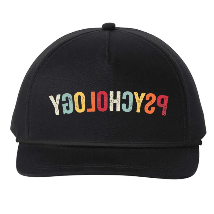 Reverse Psychology retro Sarcastic Humor Snapback Five-Panel Rope Hat