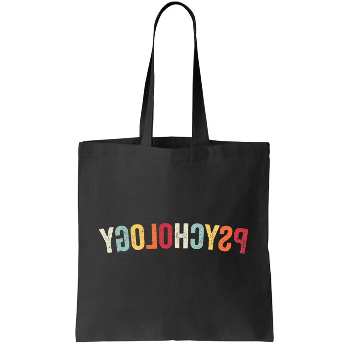 Reverse Psychology retro Sarcastic Humor Tote Bag