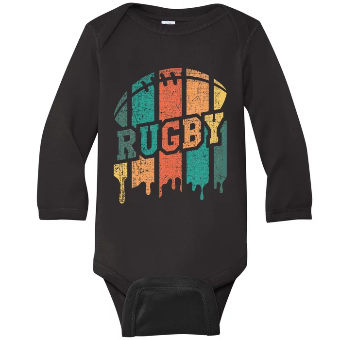 Rugby Player Rugby Fan Rugby Coach Baby Long Sleeve Bodysuit