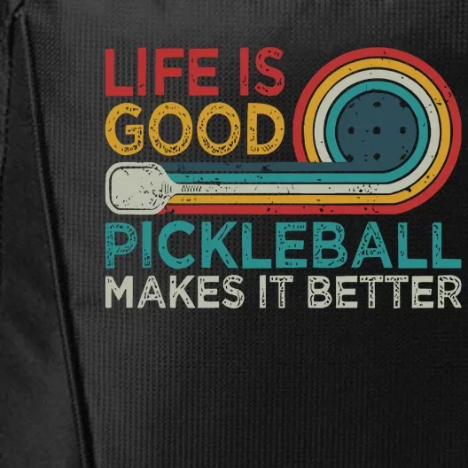 Retro Pickleball City Backpack