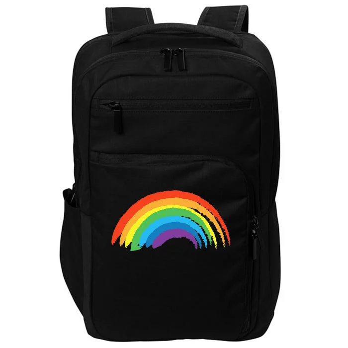 Rainbow Pride Retro Impact Tech Backpack